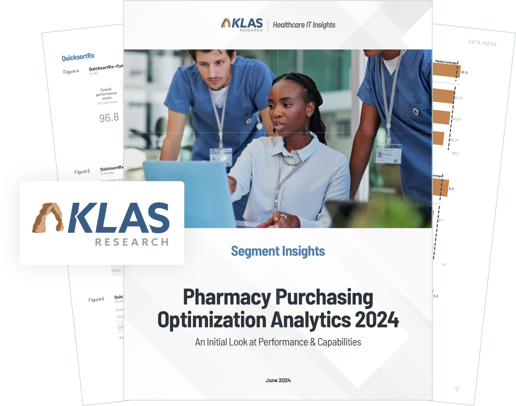 Rated Top Performance and Value in KLAS Pharmacy Purchasing Report