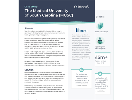 Case Study: The Medical University of South Carolina (MUSC)
