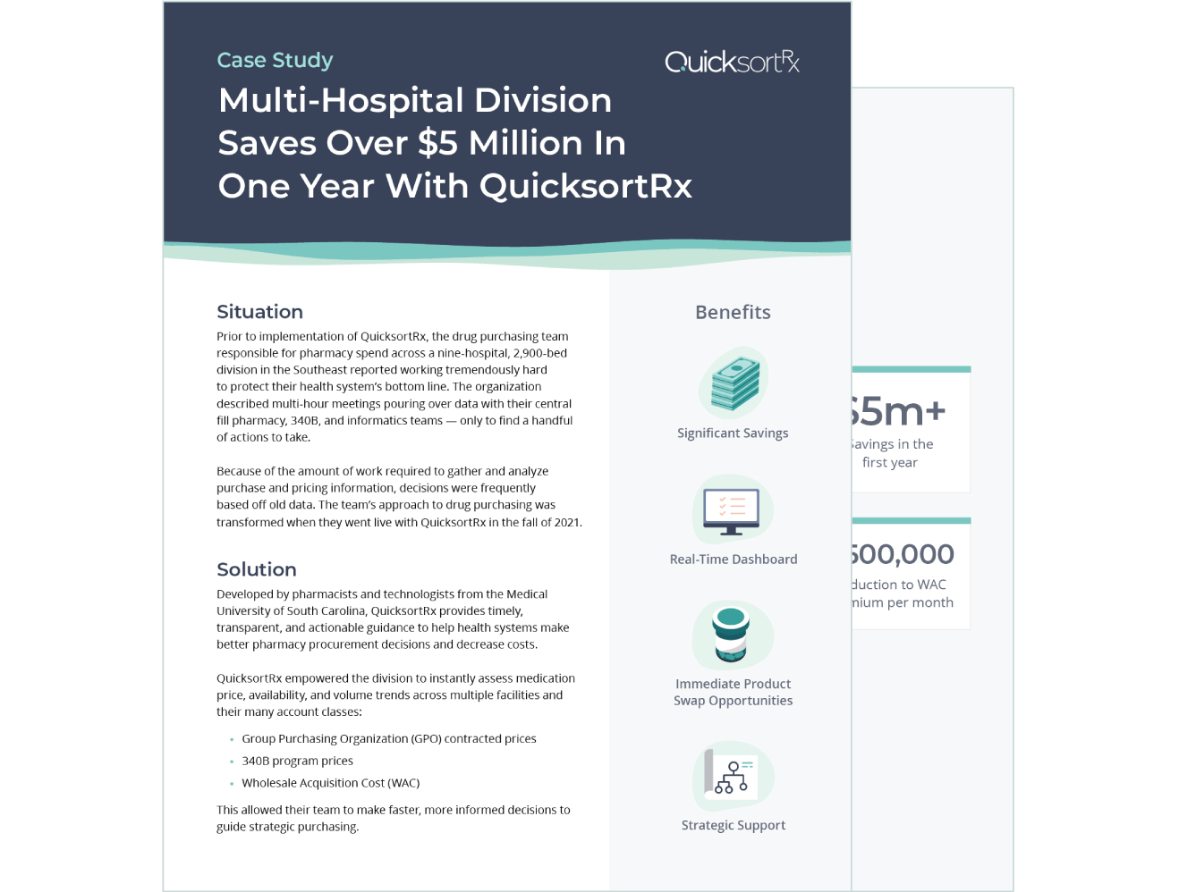 Multi-Hospital Division Saves Over $5 Million in One Year with QuicksortRx