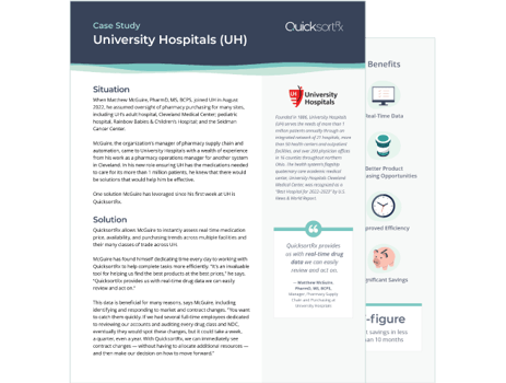 Case Study University Hospitals UH
